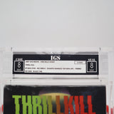 THRILLKILL / THRILL KILL - IGS GRADED 8.0 BOX & 8.0 SEAL! NEW & Factory Sealed with Authentic BACKWARDS H-Overlap Seam! (VHS)