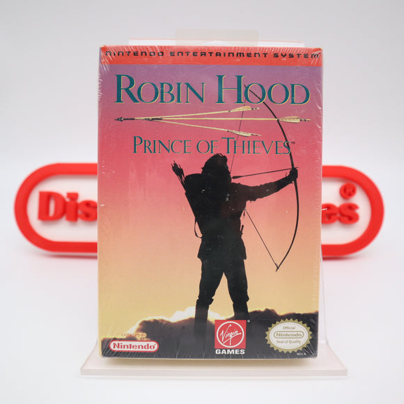 ROBIN HOOD: PRINCE OF THIEVES - NEW & Factory Sealed with Authentic H-Seam! (NES Nintendo)