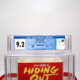 HIDING OUT (Jon Cryer) CGC GRADED 9.2 A++! NEW & Factory Sealed with Authentic 3-Sided Seam! (VHS)