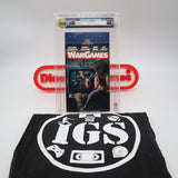 WAR GAMES - IGS GRADED 8.5 BOX & 7.0 SEAL! NEW & Factory Sealed with Authentic V-Overlap Seam! (VHS)