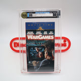 WAR GAMES - IGS GRADED 8.5 BOX & 7.0 SEAL! NEW & Factory Sealed with Authentic V-Overlap Seam! (VHS)