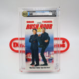 RUSH HOUR 2 II (JACKIE CHAN/CHRIS TUCKER) - IGS GRADED 8.5 BOX & 8.5 SEAL! NEW & Factory Sealed with Authentic H-Overlap Seam! (VHS)