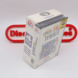 IMG INTERNATIONAL TOUR TENNIS with 4-WAY PLAY COMBO PACK! NEW & Factory Sealed with Authentic V-Overlap Seam! (Sega Genesis) POP 0