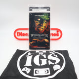WISHMASTER: THE PROPHECY FULLFILLED (PROMO SCREENER!) IGS GRADED 8.0 BOX & 8.5 SEAL! NEW & Factory Sealed with Authentic H-Overlap Seam! (VHS)