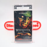 WISHMASTER: THE PROPHECY FULLFILLED (PROMO SCREENER!) IGS GRADED 8.0 BOX & 8.5 SEAL! NEW & Factory Sealed with Authentic H-Overlap Seam! (VHS)