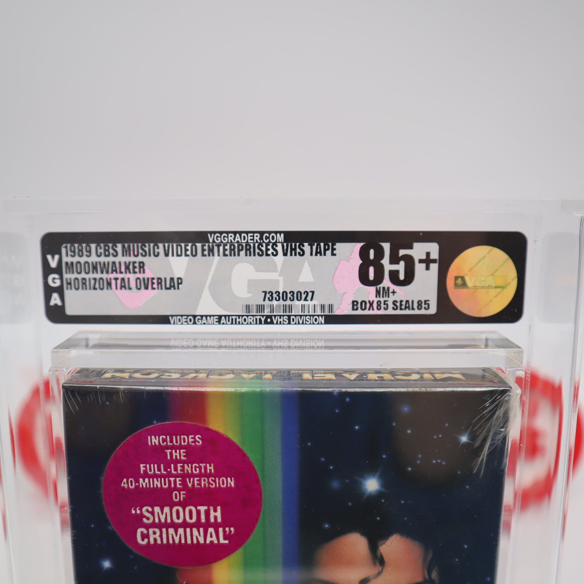MICHAEL JACKSON MOONWALKER - VGA GRADED 85+ NM+ GOLD! NEW