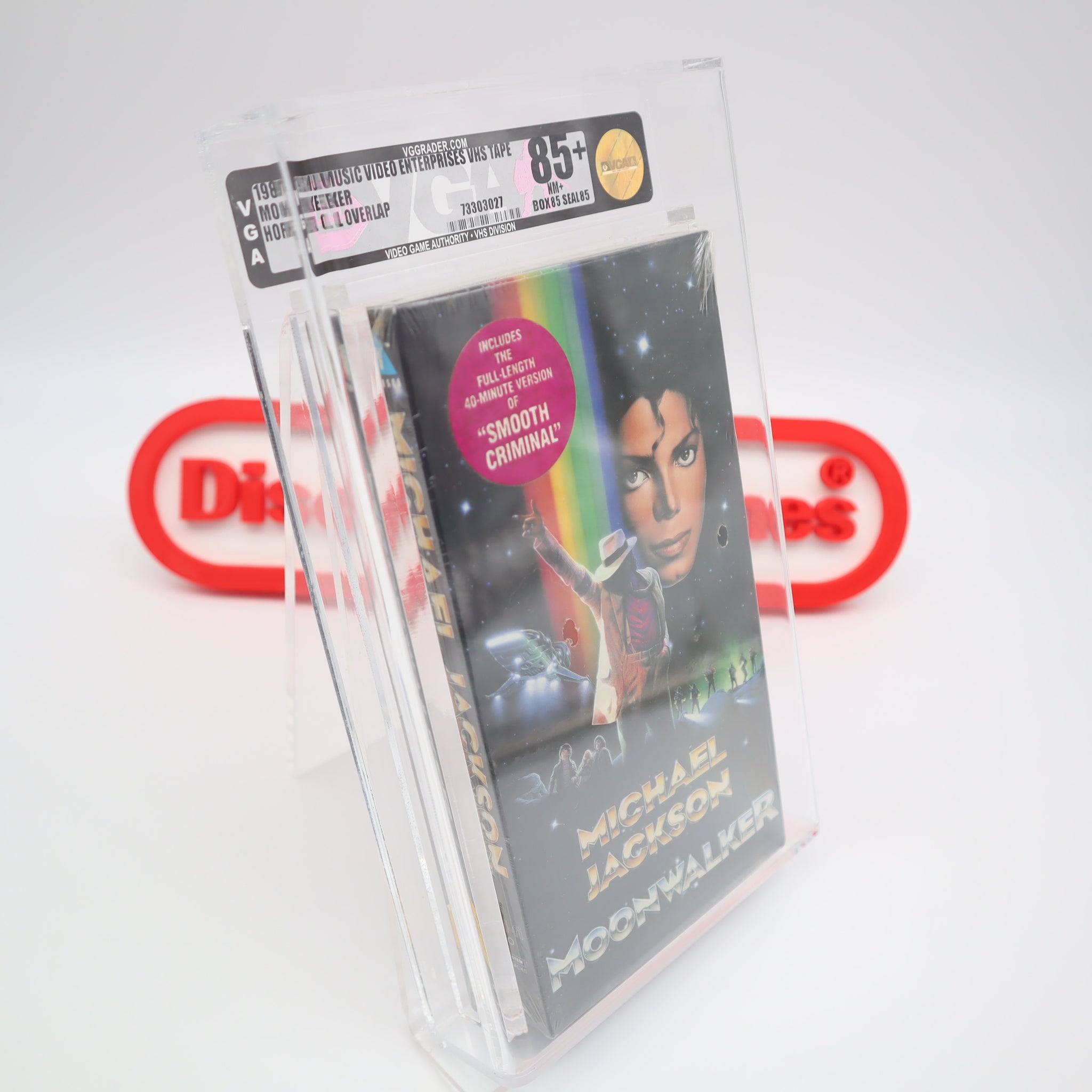 MICHAEL JACKSON MOONWALKER - VGA GRADED 85+ NM+ GOLD! NEW
