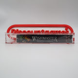 WISHMASTER: THE PROPHECY FULLFILLED (PROMO SCREENER!) IGS GRADED 8.0 BOX & 8.5 SEAL! NEW & Factory Sealed with Authentic H-Overlap Seam! (VHS)