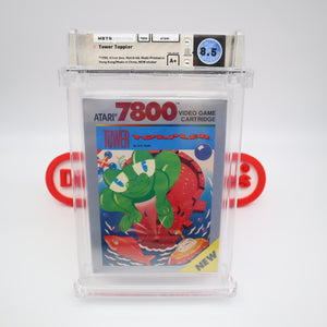 TOWER TOPPLER - WATA GRADED 8.5 A+! NEW & Factory Sealed! (Atari 7800)