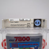 TOWER TOPPLER - WATA GRADED 8.5 A+! NEW & Factory Sealed! (Atari 7800)