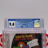 SOUTH PARK: CHEF'S LUV SHACK - CGC GRADED 9.4 A+! NEW & Factory Sealed! (Sega Dreamcast)