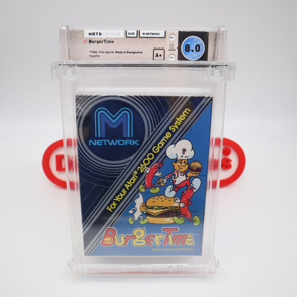 BURGERTIME BURGER TIME WATA GRADED A+! NEW Factory