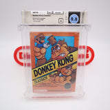 DONKEY KONG CLASSICS - ATWOOD COLLECTION - ROUND SOQ - WATA GRADED 5.5 A! NEW & Factory Sealed with Authentic H-Seam! (NES Nintendo)