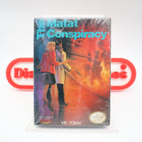 THE MAFAT CONSPIRACY - NEW & Factory Sealed with Authentic H-Seam! (NES Nintendo)