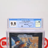 GLOC / G-LOC AIR BATTLE - CGC GRADED 9.9 A+! NEW & Factory Sealed with Authentic Tube Seal! (Sega Genesis)
