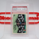#5 ZELDA: ADVENTURE OF LINK - GRADED EMC 10 GEM MINT TRADING CARD - 1989 TOPPS NINTENDO GAME PACKS