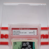 #5 ZELDA: ADVENTURE OF LINK - GRADED EMC 10 GEM MINT TRADING CARD - 1989 TOPPS NINTENDO GAME PACKS