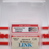 #5 ZELDA: ADVENTURE OF LINK - GRADED EMC 10 GEM MINT TRADING CARD - 1989 TOPPS NINTENDO GAME PACKS