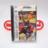 NBA JAM: EXTREME - NEW & Factory Sealed with Authentic 3-Sided Seam! (Sega Saturn)