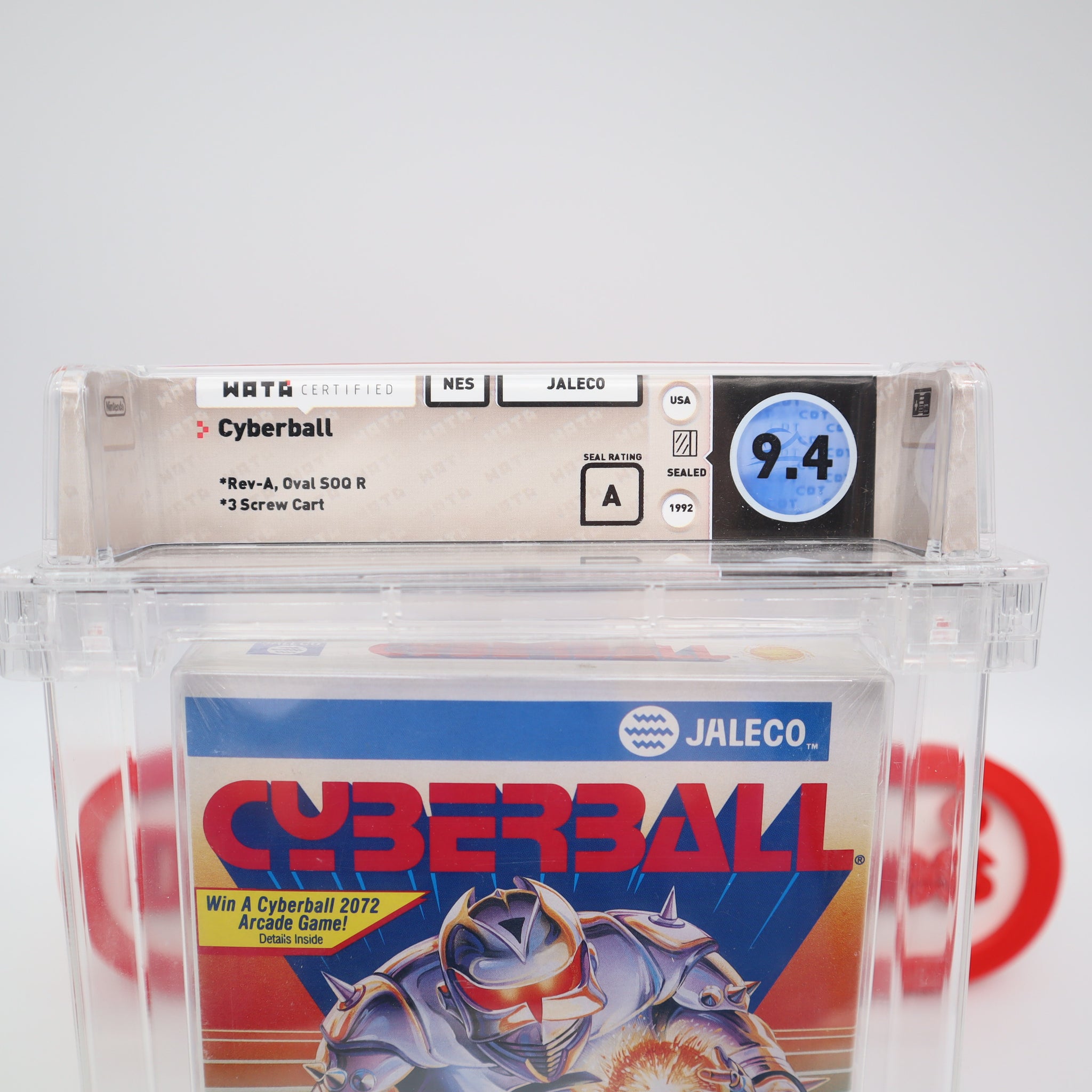 Jeu SEGA MegaDrive CYBERBALL - Version Japonaise Import, Complet En Boîte (CIB) - Bon état