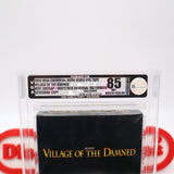 VILLAGE OF THE DAMNED (SCREENER!) VGA GRADED 85 NM+ ARCHIVAL SILVER! NEW & Factory Sealed with Authentic V-Overlap Seam! (VHS)