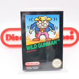WILD GUNMAN - NEW & Factory Sealed with Authentic 3-Sided Seam! PAL Spanish Version! (NES Nintendo)