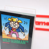 WILD GUNMAN - NEW & Factory Sealed with Authentic 3-Sided Seam! PAL Spanish Version! (NES Nintendo)