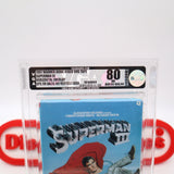 SUPERMAN III / SUPER MAN 3 - VGA GRADED 80 NM ARCHIVAL SILVER! NEW & Factory Sealed with Authentic H-Overlap Seam! (VHS)