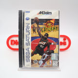 NBA JAM: EXTREME - NEW & Factory Sealed with Authentic 3-Sided Seam! (Sega Saturn)