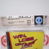 WIN, LOSE or DRAW - WATA GRADED 9.6 A+! NEW & Factory Sealed with Authentic H-Seam! (NES Nintendo)