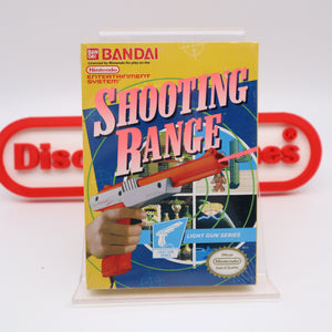 SHOOTING RANGE - ZAPPER GAME - NEW & Factory Sealed with Authentic H-Seam! (NES Nintendo)