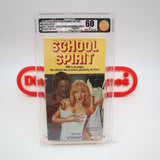 SCHOOL SPIRIT - VGA GRADED 75 BOX & 60 SEAL! NEW & Factory Sealed with Authentic V-Overlap Seam! (VHS)