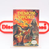 DEMON SWORD - NEW & Factory Sealed with Authentic H-Seam! (NES Nintendo)