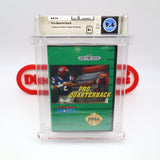 PRO QUARTERBACK (NFL FOOTBALL) WATA TOP OF THE POP GRADED 9.6 B+! NEW & Factory Sealed with Authentic Tube Seam! (Sega Genesis)