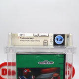 PRO QUARTERBACK (NFL FOOTBALL) WATA TOP OF THE POP GRADED 9.6 B+! NEW & Factory Sealed with Authentic Tube Seam! (Sega Genesis)