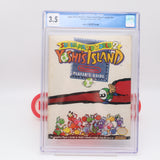 SUPER MARIO WORLD 2: YOSHI'S ISLAND NINTENDO PLAYER'S GUIDE - SNES STRATEGY GUIDE - CGC GRADED 3.5