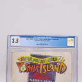SUPER MARIO WORLD 2: YOSHI'S ISLAND NINTENDO PLAYER'S GUIDE - SNES STRATEGY GUIDE - CGC GRADED 3.5