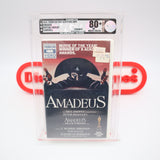 AMADEUS (CLAMSHELL) - VGA GRADED 80+ ARCHIVAL NM SILVER! NEW & Factory Sealed with Authentic V-Overlap Seam! (VHS)