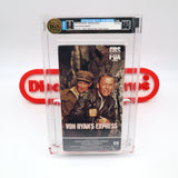VON RYAN'S EXPRESS (Frank Sinatra) IGS GRADED 8 BOX & 7.5 SEAL! NEW & Factory Sealed with Authentic H-Overlap Seam! (VHS)