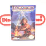 IRONSWORD: WIZARDS AND & WARRIORS II 2- NEW & Factory Sealed with Authentic H-Seam! (NES Nintendo)