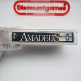 AMADEUS (CLAMSHELL) - VGA GRADED 80+ ARCHIVAL NM SILVER! NEW & Factory Sealed with Authentic V-Overlap Seam! (VHS)