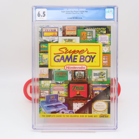 SUPER GAME BOY PLAYER'S GUIDE / NINTENDO STRATEGY GUIDE - CGC GRADED 6.5
