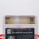 CRACK DOWN - CGC TOP OF THE POP PEDIGREE GRADED 9.8 A+! NEW & Factory Sealed with Authentic Tube Seal! (Sega Genesis)