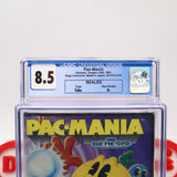 PAC-MAN in PAC-MANIA / PACMANIA - CGC GRADED 8.5 A+! NEW & Factory Sealed with Authentic Tube Seal! (Sega Genesis)