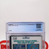 PAC-MAN in PAC-MANIA / PACMANIA - CGC GRADED 8.5 A+! NEW & Factory Sealed with Authentic Tube Seal! (Sega Genesis)