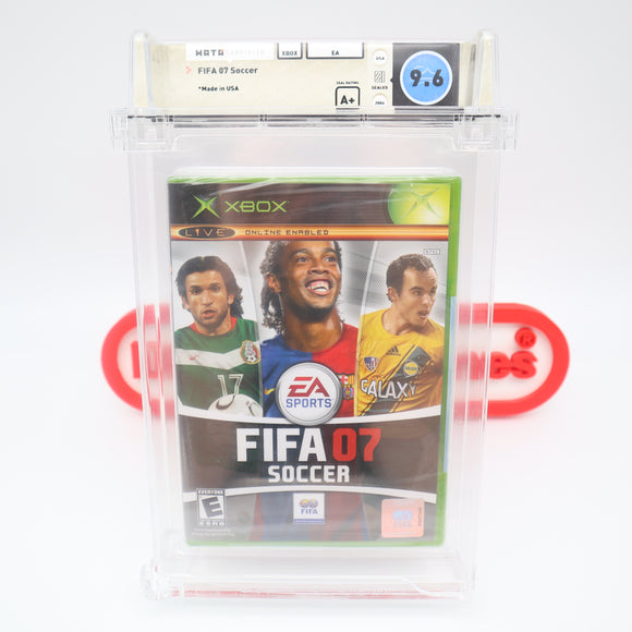 FIFA 07 2007 SOCCER - WATA GRADED 9.6 A+! NEW & Factory Sealed! (XBOX)