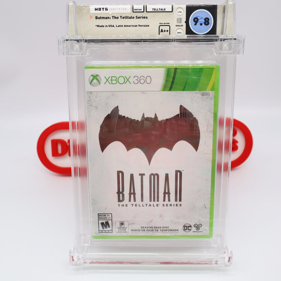 BATMAN: THE TELLTALE SERIES - WATA GRADED 9.8 A++! NEW & Factory Sealed! (XBox 360)