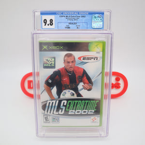 ESPN MLS EXTRA TIME 2002 SOCCER  - CGC GRADED 9.8 A++! NEW & Factory Sealed! (XBOX)