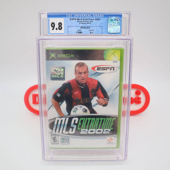 ESPN MLS EXTRA TIME 2002 SOCCER  - CGC GRADED 9.8 A++! NEW & Factory Sealed! (XBOX)
