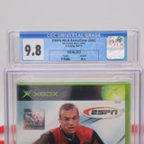 ESPN MLS EXTRA TIME 2002 SOCCER  - CGC GRADED 9.8 A++! NEW & Factory Sealed! (XBOX)